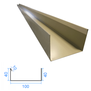 Profil C ceownik 10x40x100x40mm (obróbka drzwi)