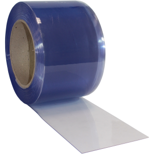 Folia do kurtyn paskowych PVC 3x300 mm przezroczysta z odcieniem błękitu