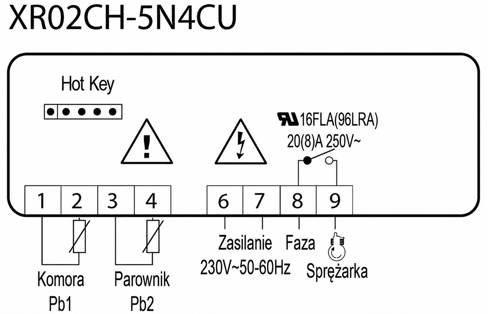Sterownik_Dixell_XR02CH-5N4CU